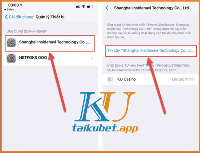Hướng dẫn tải KUBET cho IOS ( IPHONE)